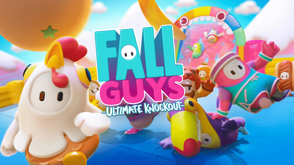 fall guys ultimate knockout split screen 