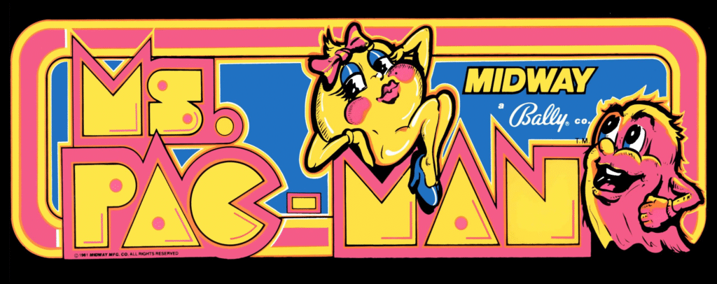ms pac man arcade machine