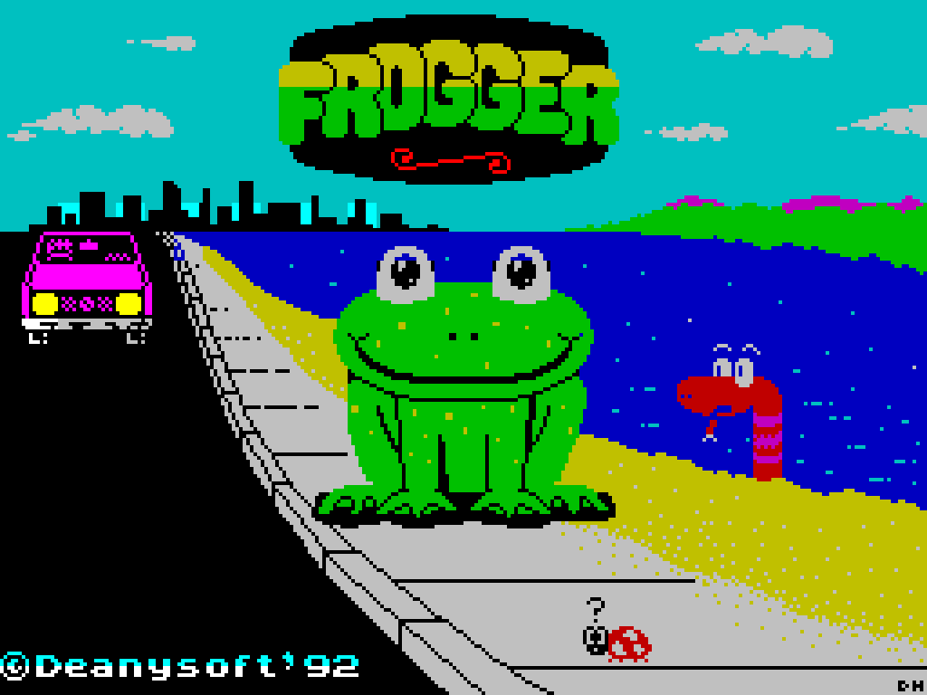 frogger mini arcade game